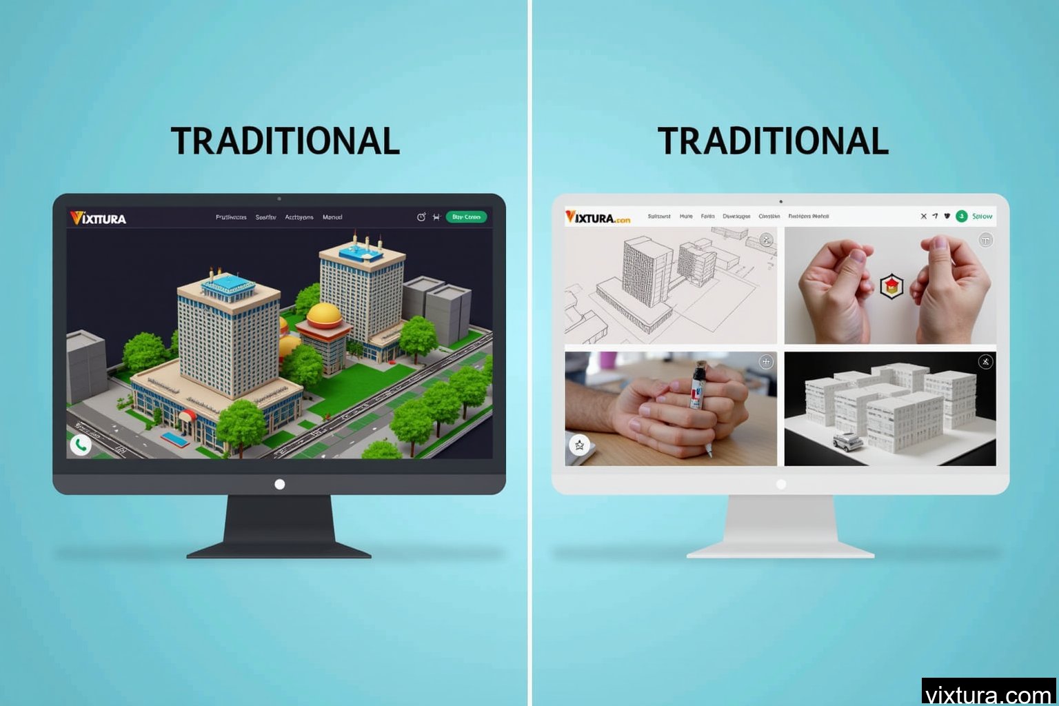 Enhancing Visualization: Vixtura.com vs. Traditional Methods